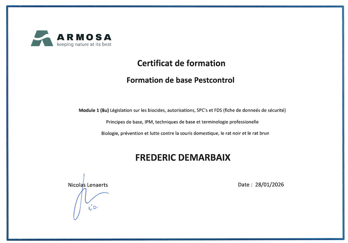 Je me forme  en continue afin de mieux vous servir.